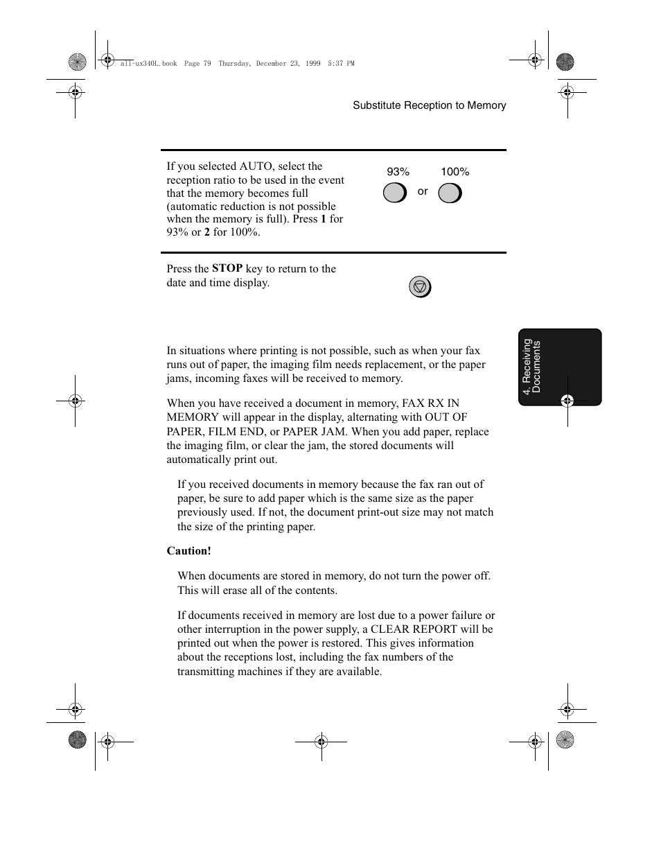 Sharp UX-340L User Manual | Page 81 / 155