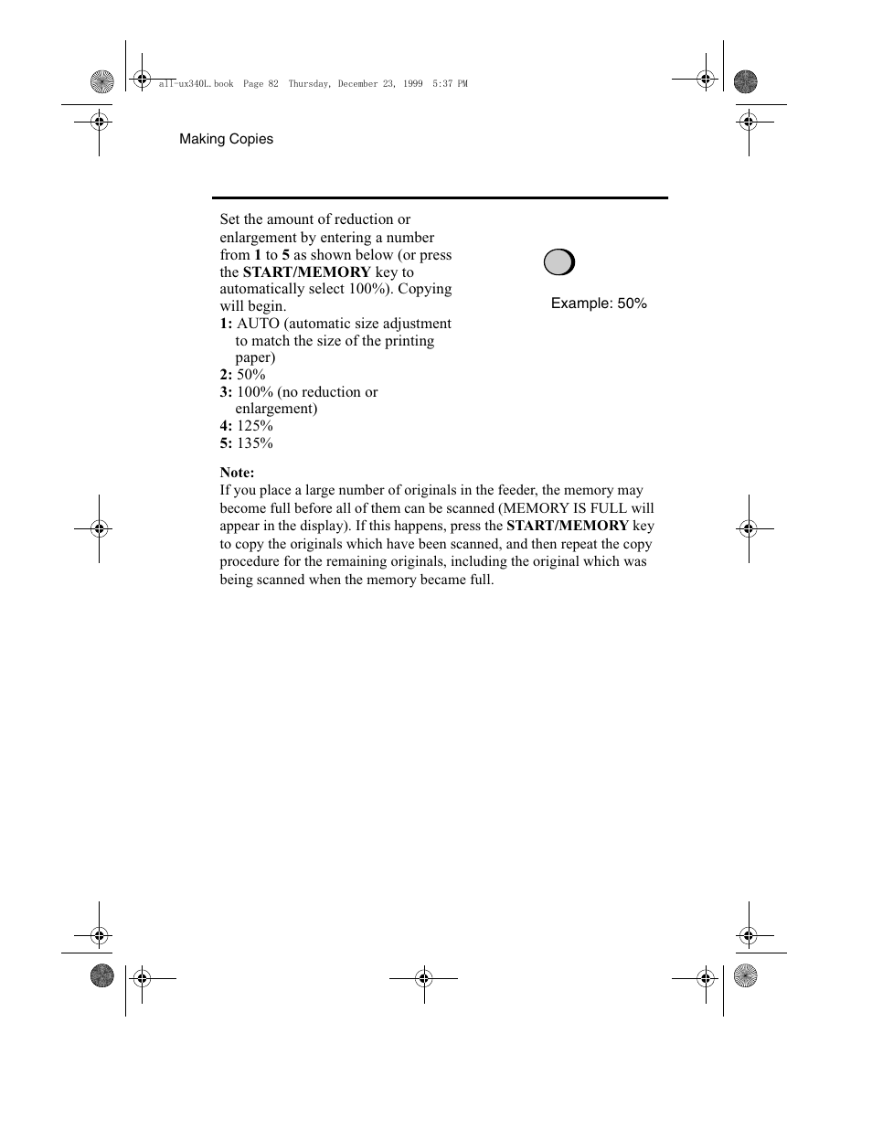 Sharp UX-340L User Manual | Page 84 / 155