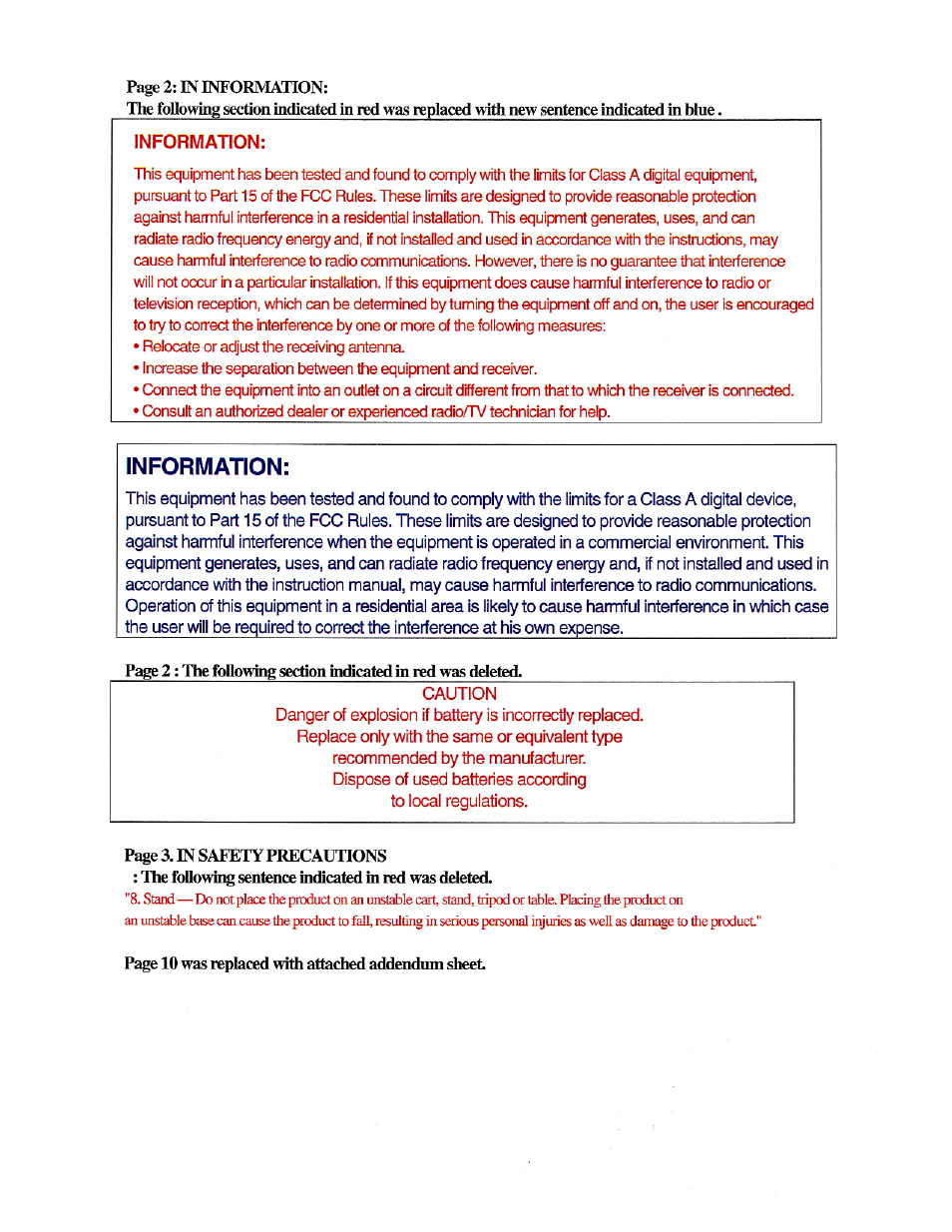 Sharp PN-455 User Manual | Page 62 / 62