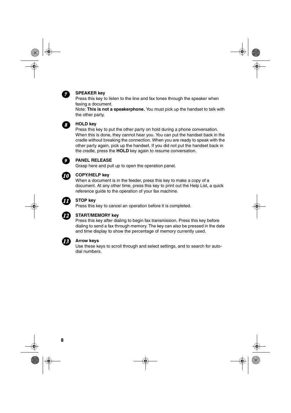 Sharp FO-B1600 User Manual | Page 10 / 120