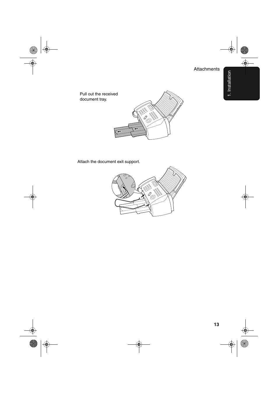 Sharp FO-B1600 User Manual | Page 15 / 120