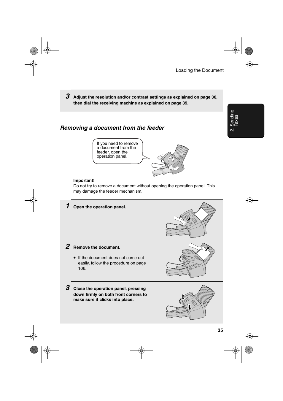 Sharp FO-B1600 User Manual | Page 37 / 120