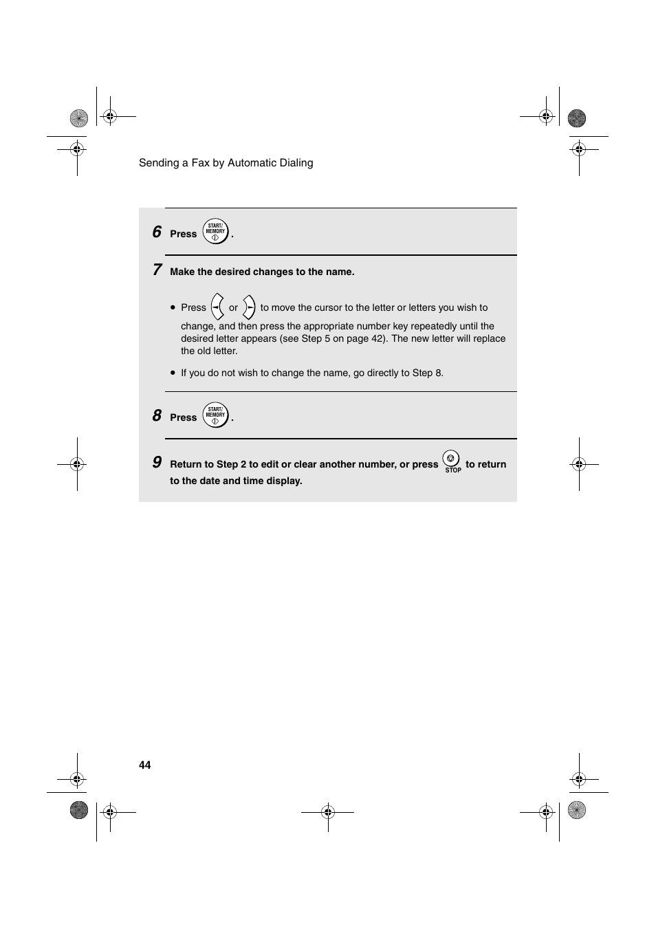 Sharp FO-B1600 User Manual | Page 46 / 120