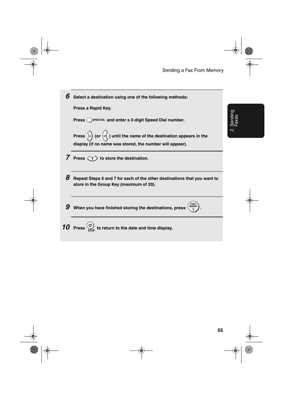 Sharp FO-B1600 User Manual | Page 57 / 120