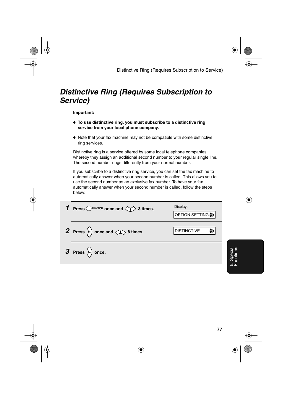 Sharp FO-B1600 User Manual | Page 79 / 120