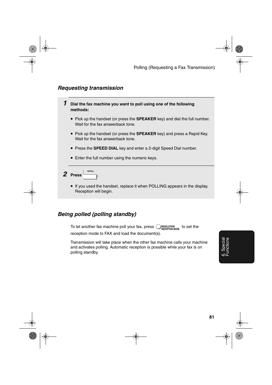 Sharp FO-B1600 User Manual | Page 83 / 120