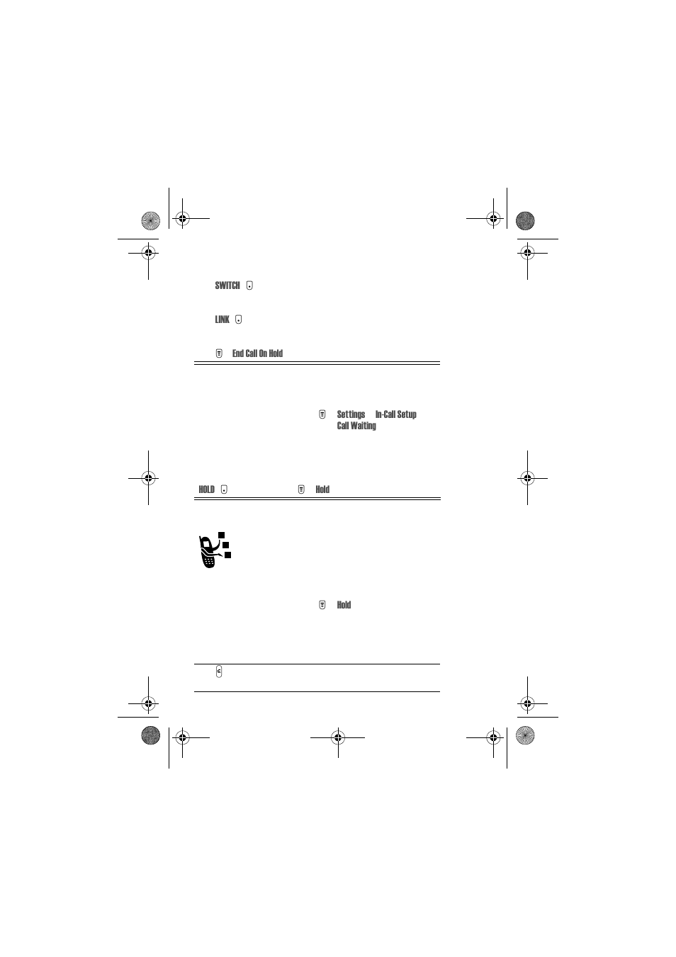 Putting a call on hold transferring a call, Announce the call transfer | Motorola Talkabout 720i User Manual | Page 60 / 85