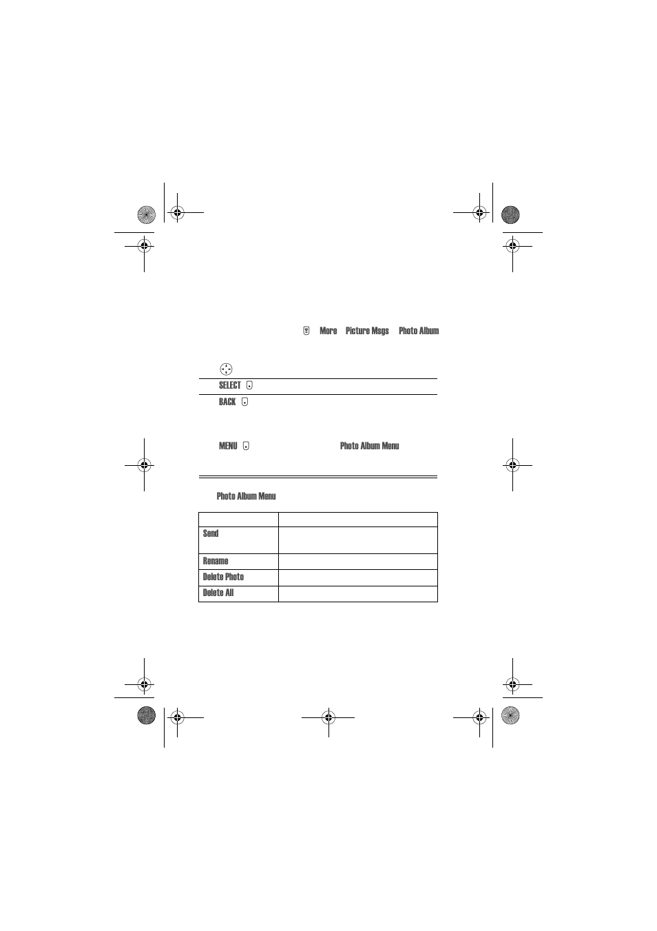 View, send, delete, or rename photos | Motorola Talkabout 720i User Manual | Page 63 / 85