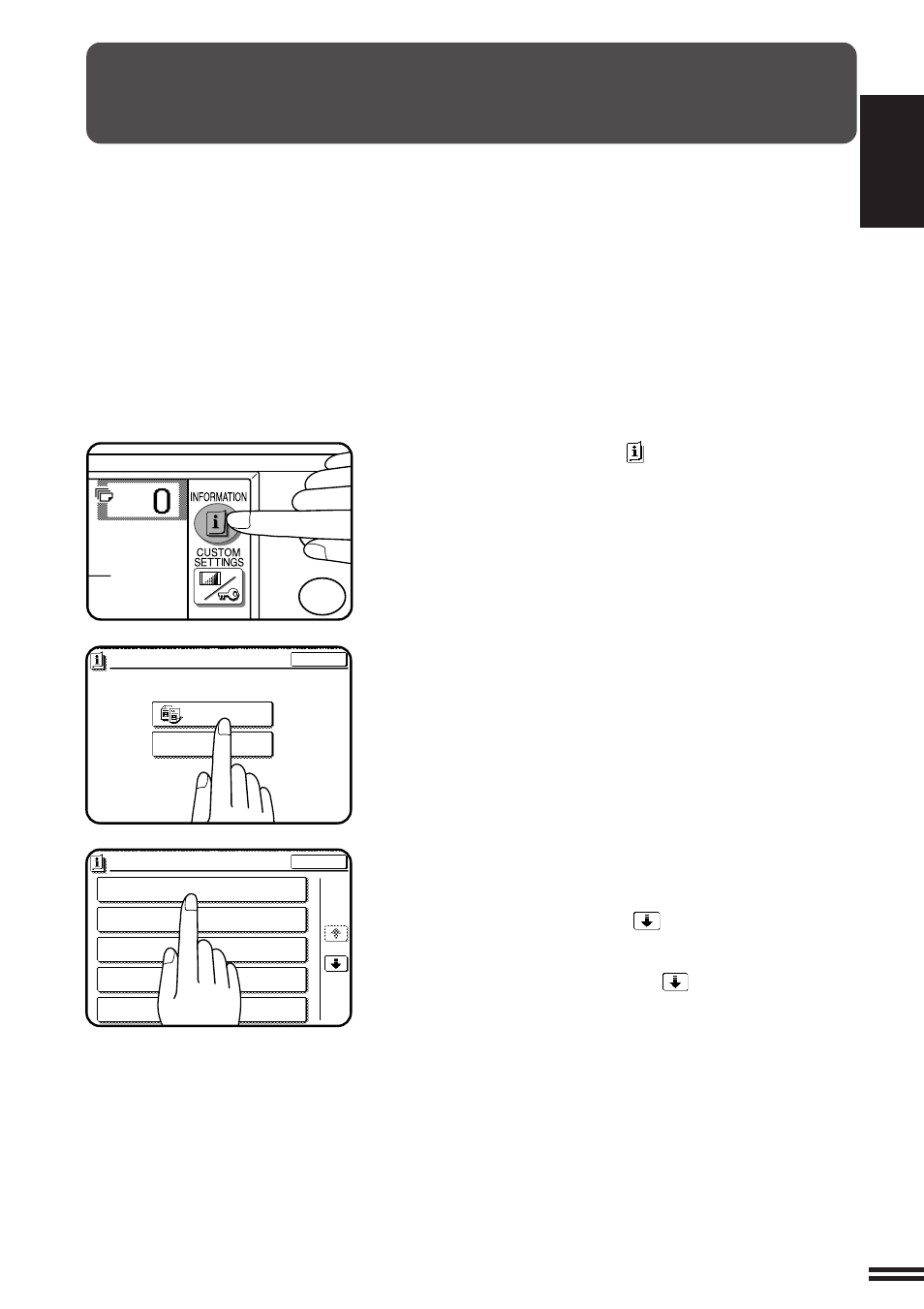 Information function, 200 g /m | Sharp AR-507 User Manual | Page 11 / 176