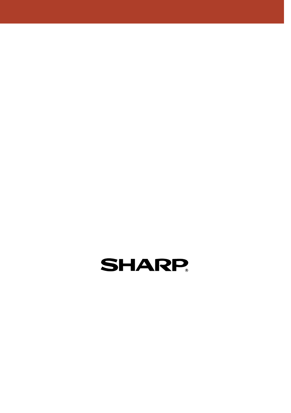 Ar-507 sharp corporation, Sharp electronics (u.k.) ltd | Sharp AR-507 User Manual | Page 176 / 176