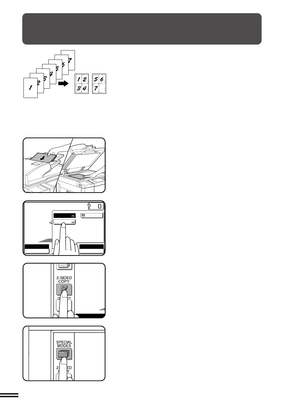 Multi shot 1, Auto ready to co | Sharp AR-507 User Manual | Page 44 / 176