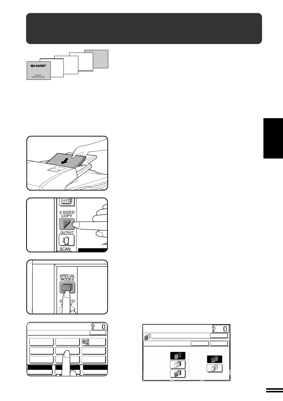 Covers, Auto ready to co | Sharp AR-507 User Manual | Page 47 / 176