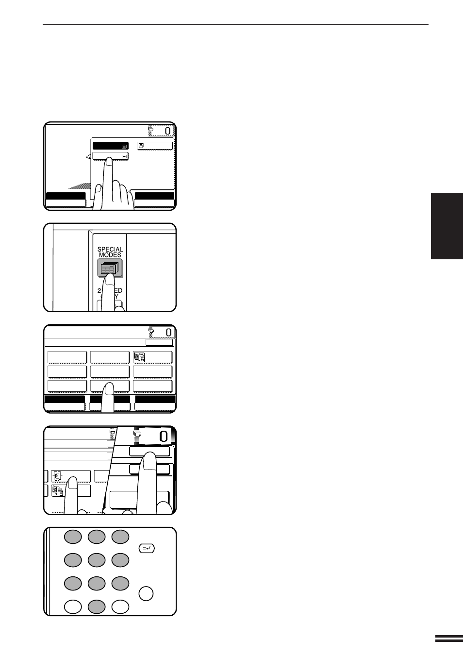 Ready to co, Image editing functions, Repeat copy g ok ok | Sharp AR-507 User Manual | Page 57 / 176