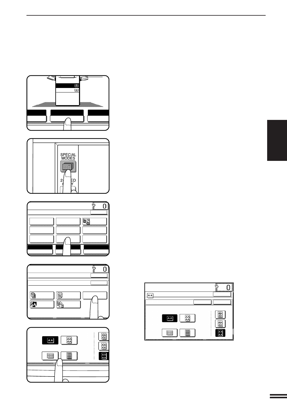 Ready to co, Image editing functions | Sharp AR-507 User Manual | Page 59 / 176