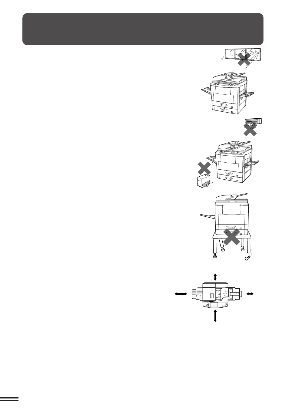 Installation requirements | Sharp AR-507 User Manual | Page 6 / 176