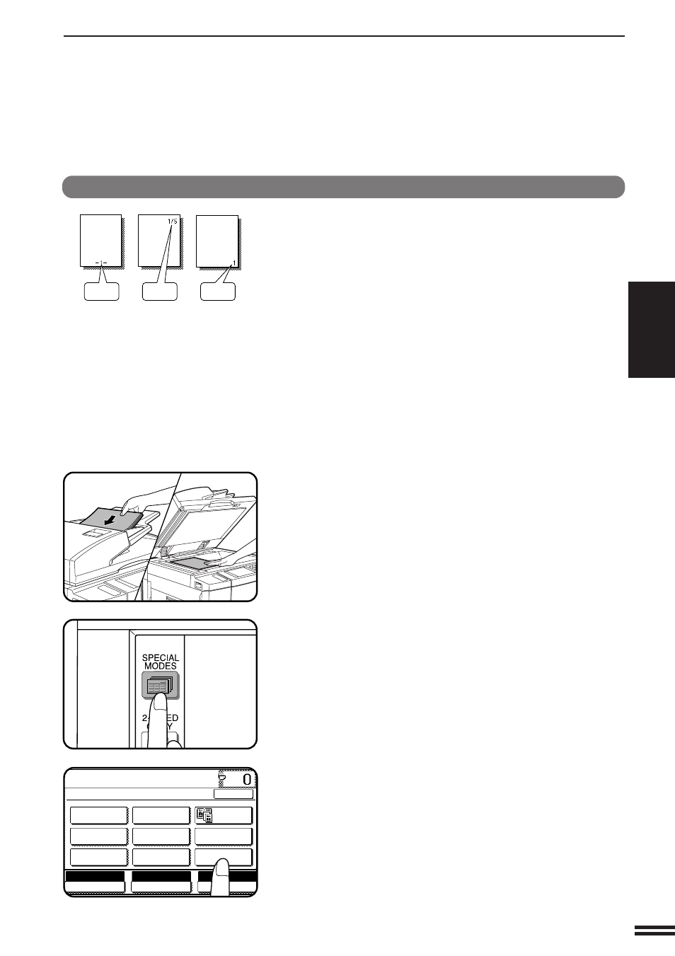 Ready to co, Page number, Text stamp | Sharp AR-507 User Manual | Page 75 / 176