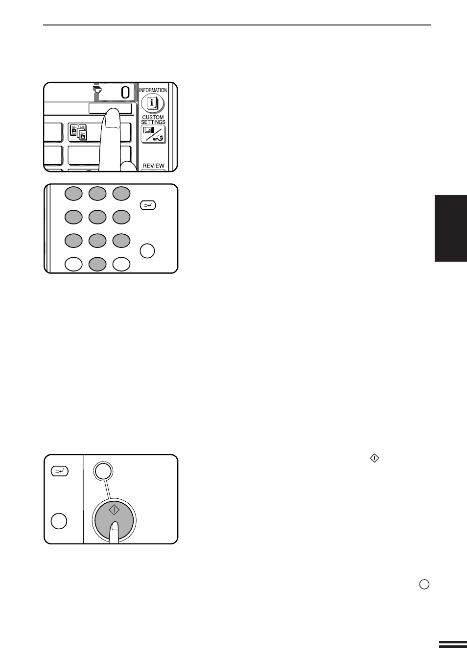 Transparency inserts dual page copy ok, Tandem copy | Sharp AR-507 User Manual | Page 79 / 176