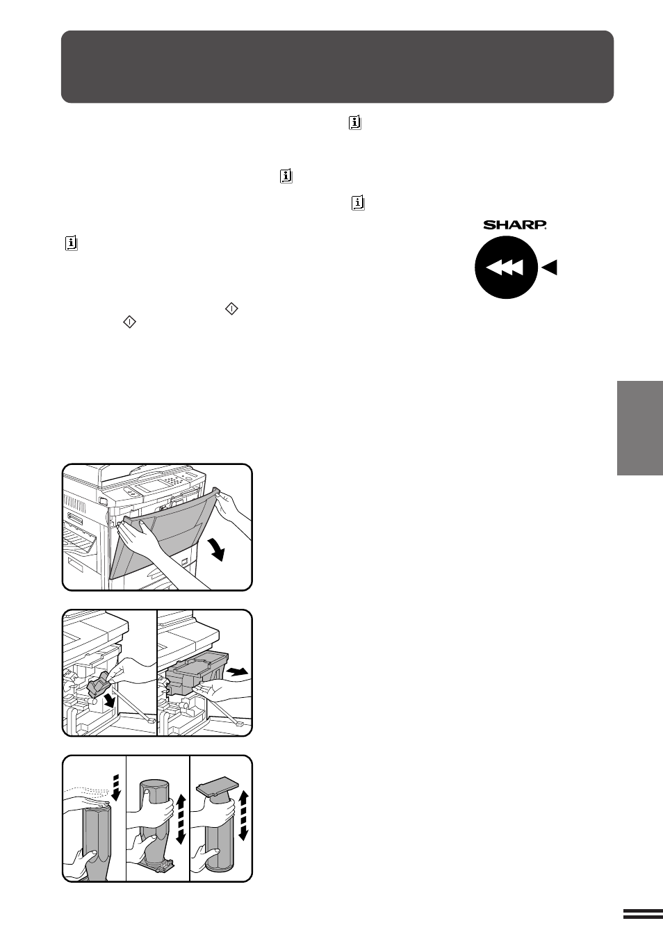 Adding toner | Sharp AR-507 User Manual | Page 85 / 176