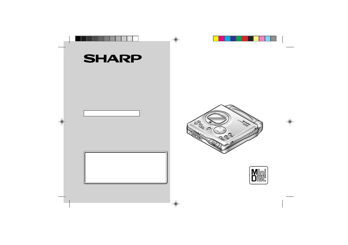 Sharp MD-MT80H User Manual | 48 pages