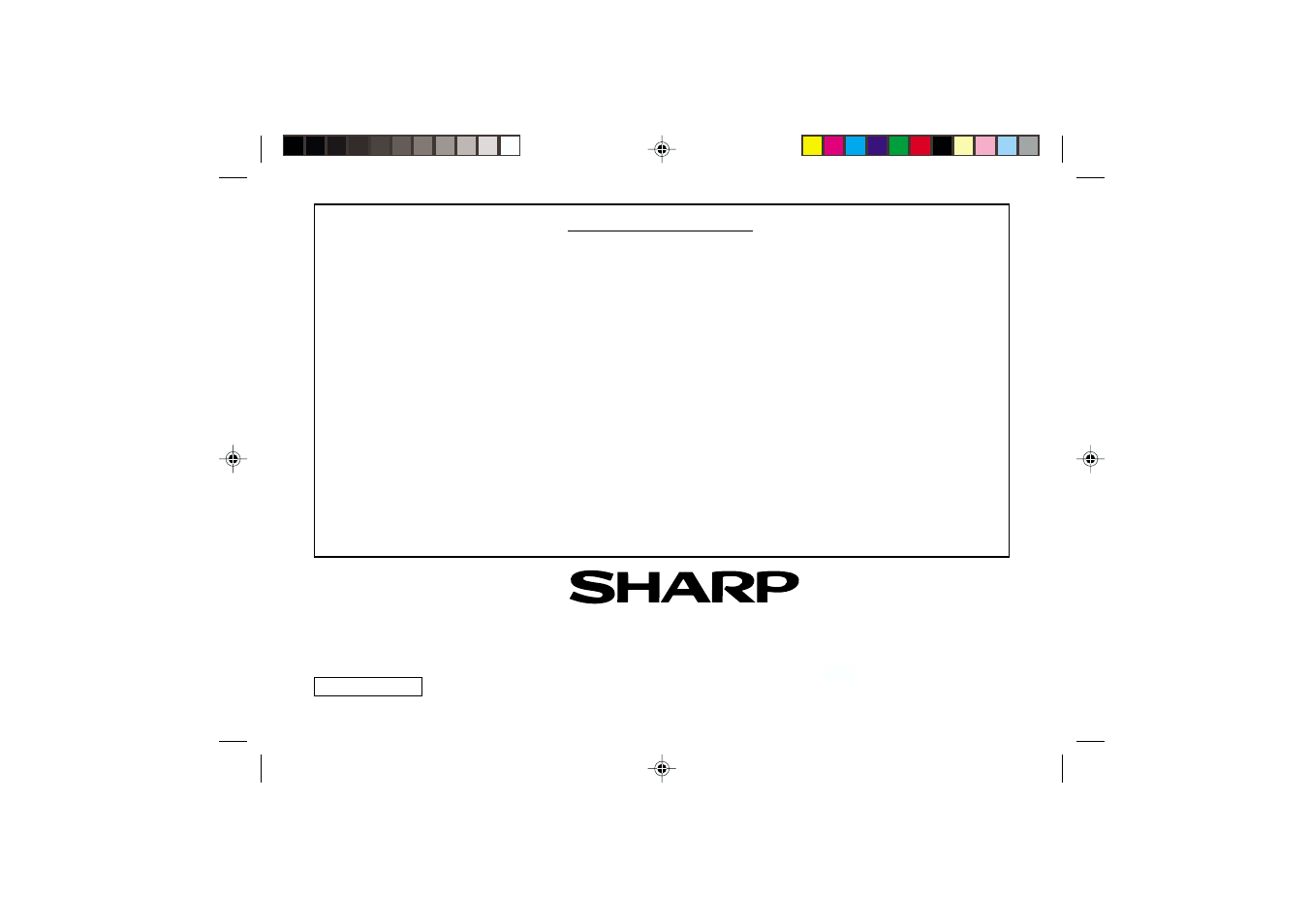 Sharp MD-MT80H User Manual | Page 48 / 48