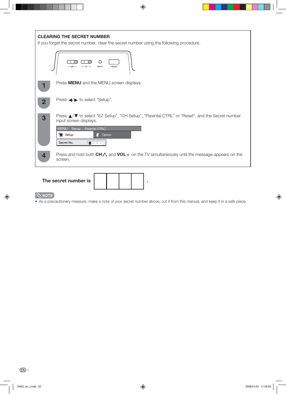 Sharp Aquos LC 45D40U User Manual | Page 53 / 54