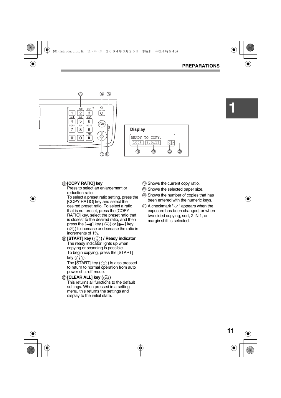 Sharp FODC550 User Manual | Page 13 / 116