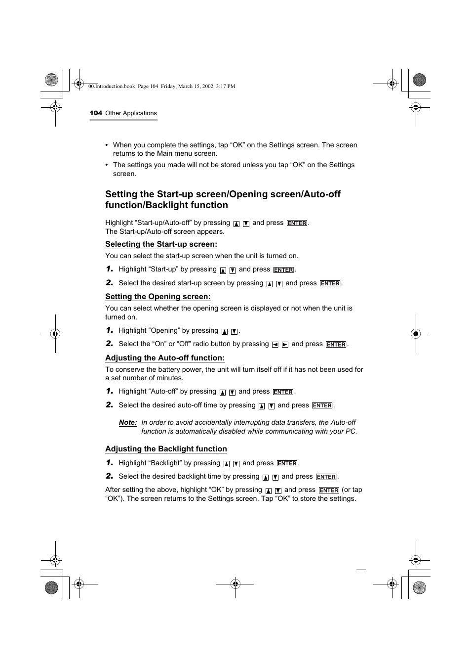 Sharp OZ-800 User Manual | Page 106 / 132