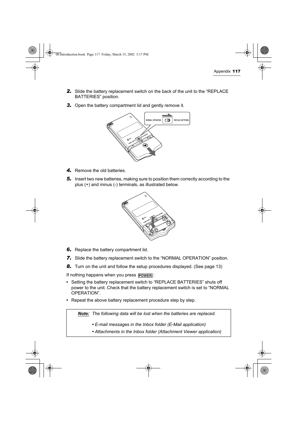 Sharp OZ-800 User Manual | Page 119 / 132