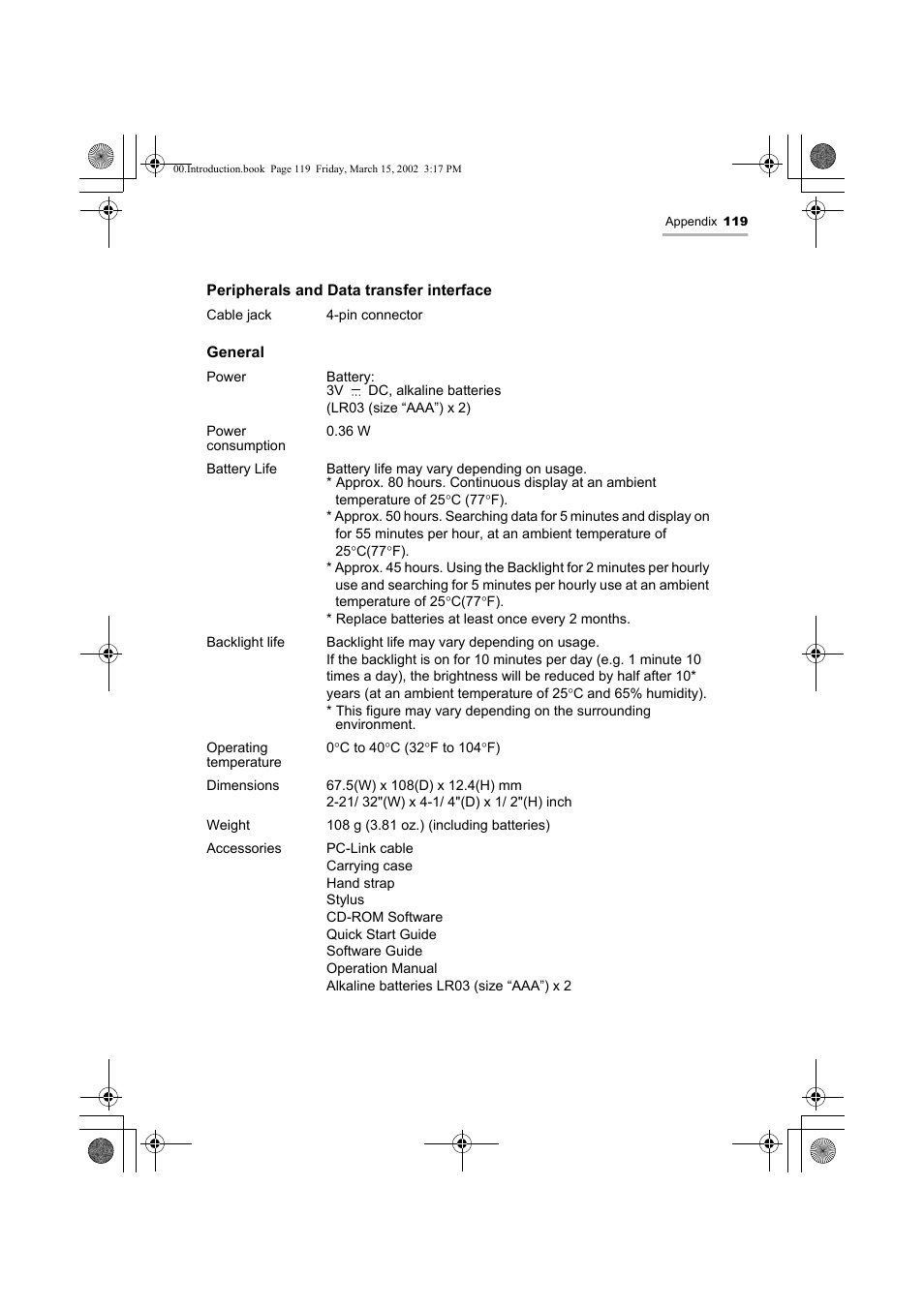 Sharp OZ-800 User Manual | Page 121 / 132