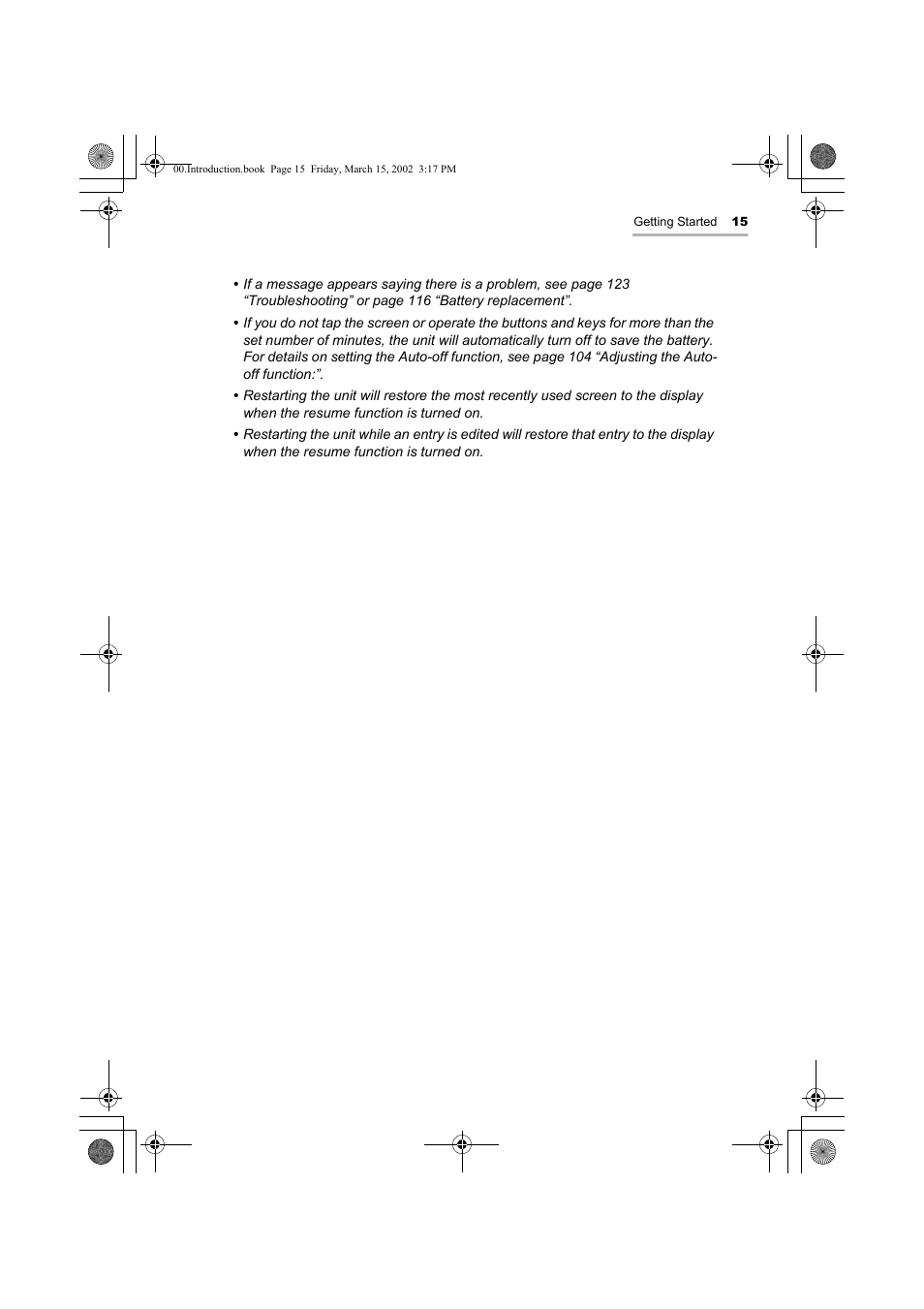 Sharp OZ-800 User Manual | Page 17 / 132