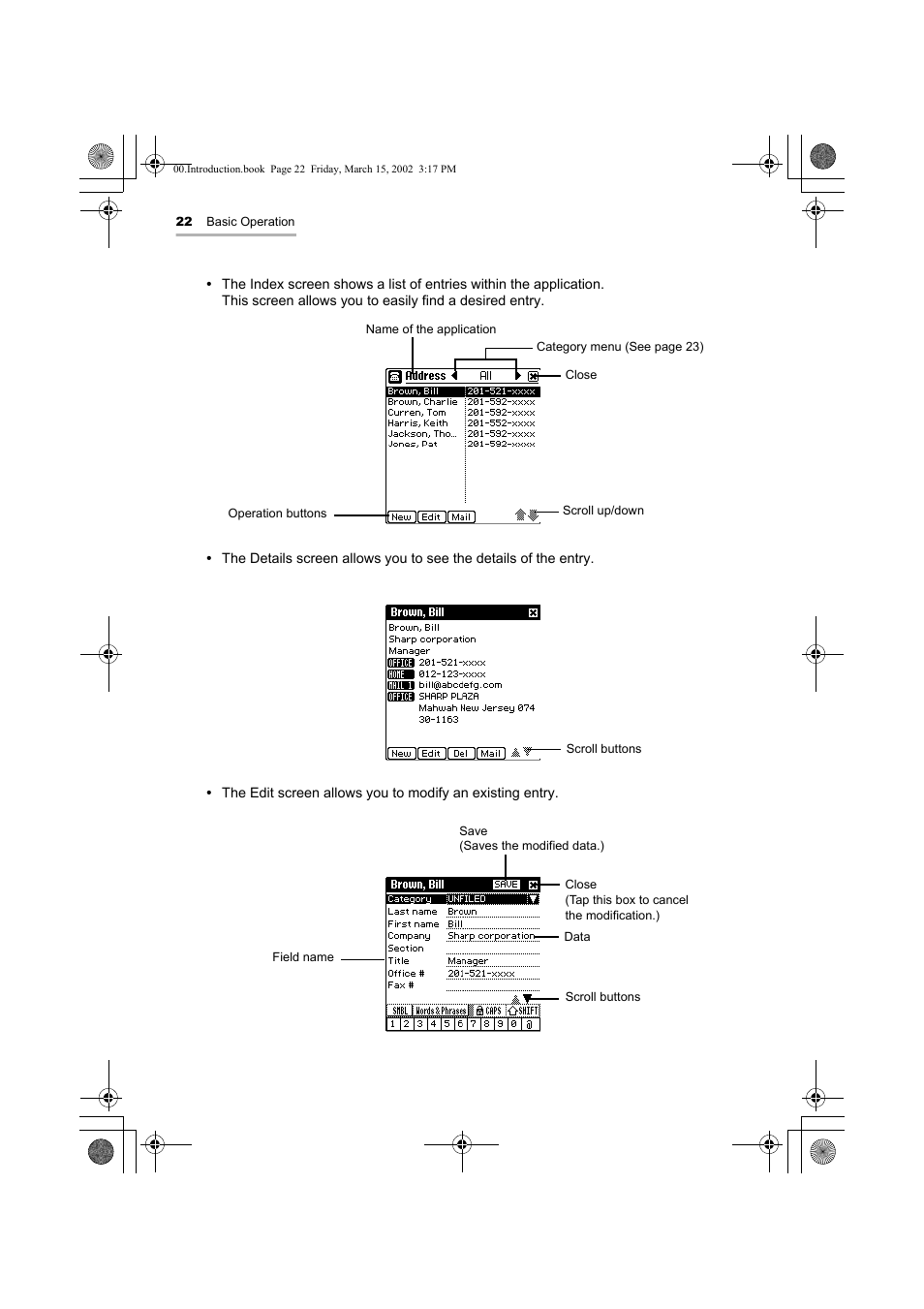 Sharp OZ-800 User Manual | Page 24 / 132