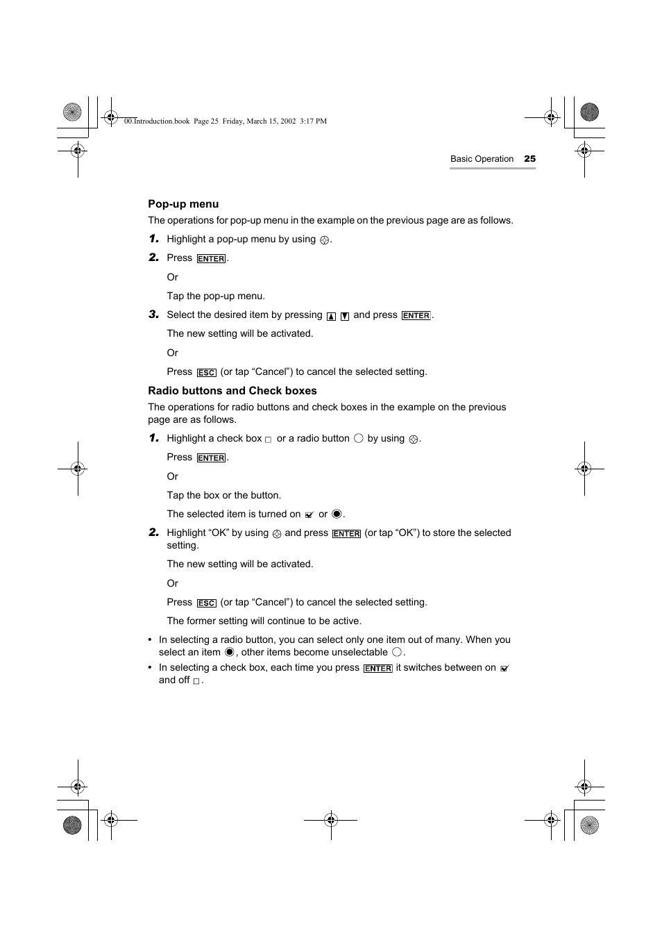 Sharp OZ-800 User Manual | Page 27 / 132