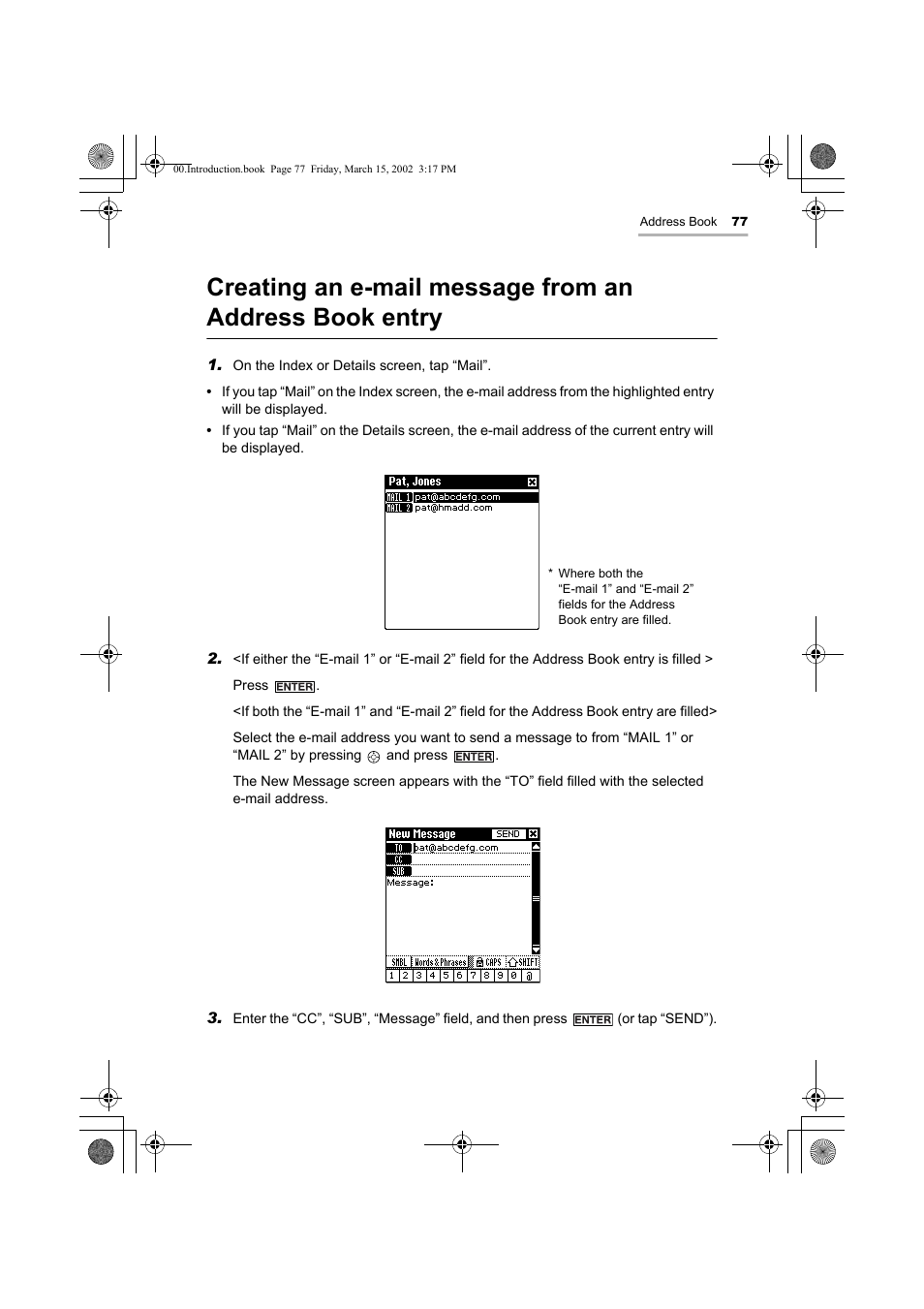 Sharp OZ-800 User Manual | Page 79 / 132