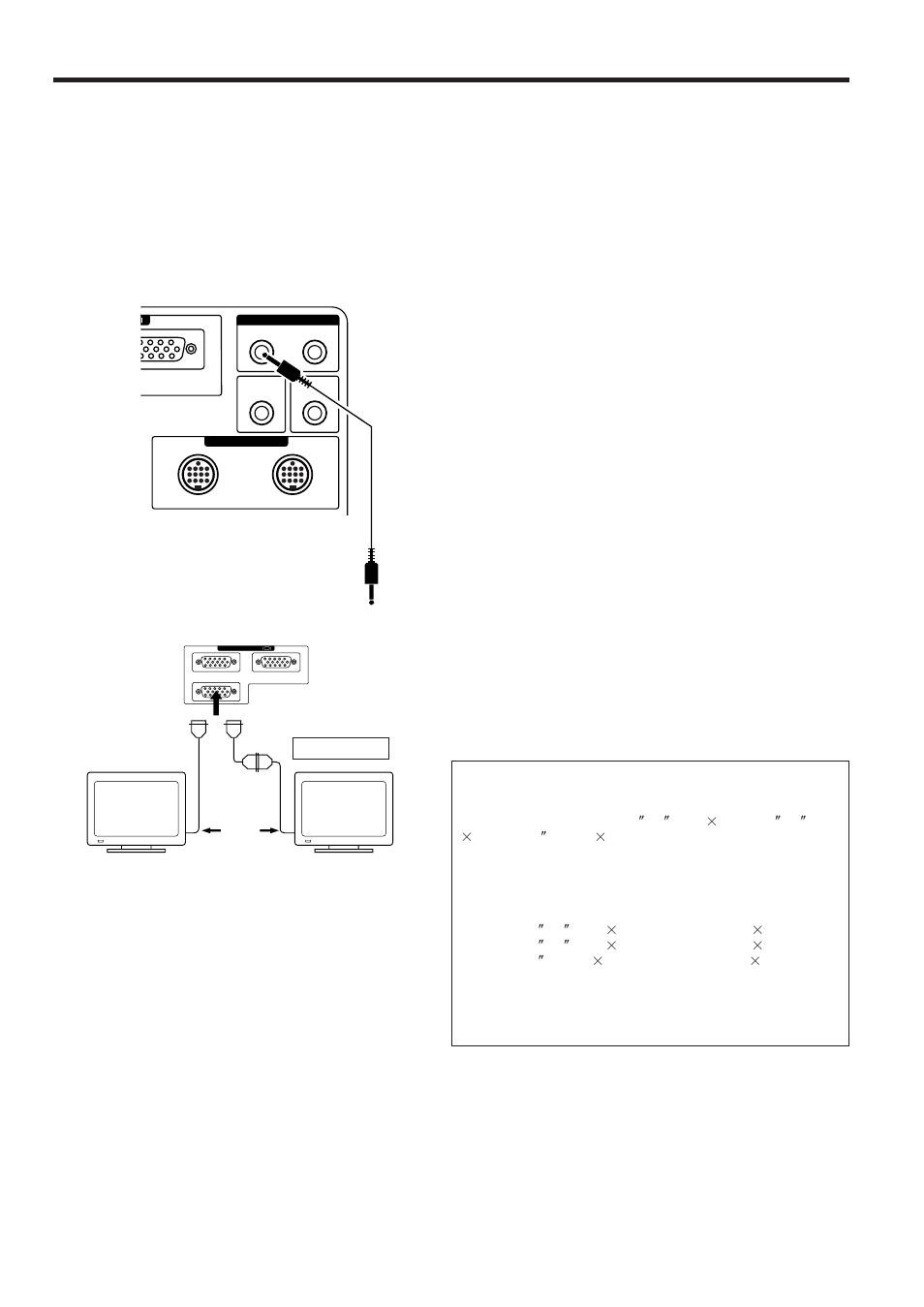 Connecting an external monitor, Connecting to other compatible computers, Connecting to the computer audio input | Sharp PGD210U User Manual | Page 18 / 40