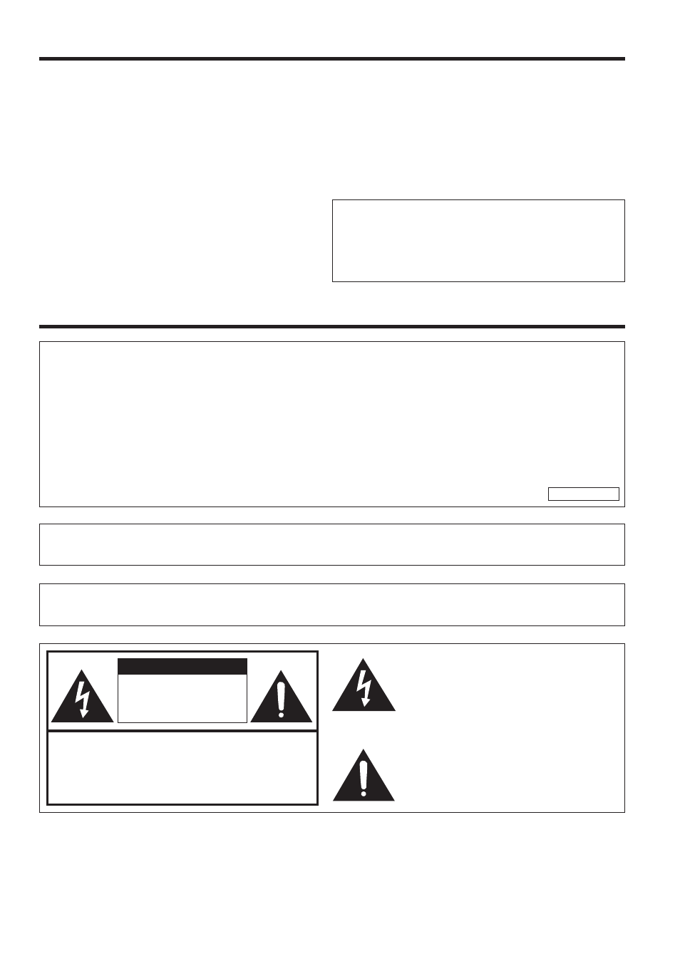 Dear sharp customer, Important information, Model no.: pg-d210u serial no | Sharp PGD210U User Manual | Page 2 / 40