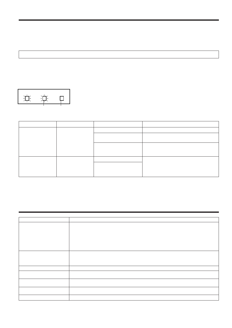 Lamp/maintenance indicators, Before calling for service, Lamp | Maintenance indicators | Sharp PGD210U User Manual | Page 31 / 40