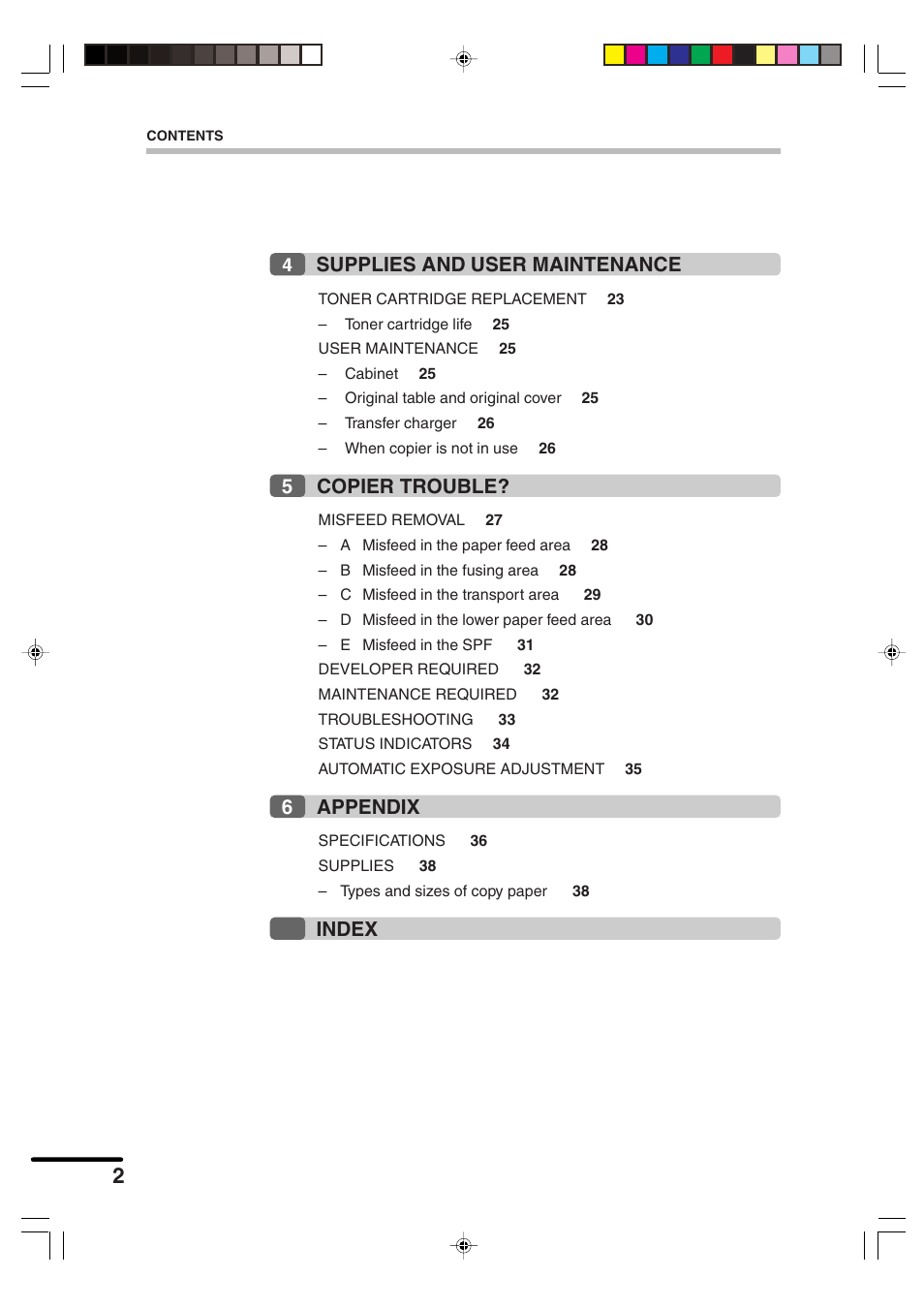 Sharp AR-F152 User Manual | Page 4 / 52
