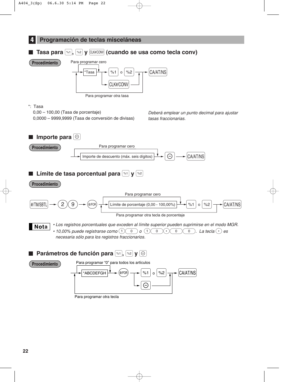 S@ 29 | Sharp XE-A404 User Manual | Page 106 / 132