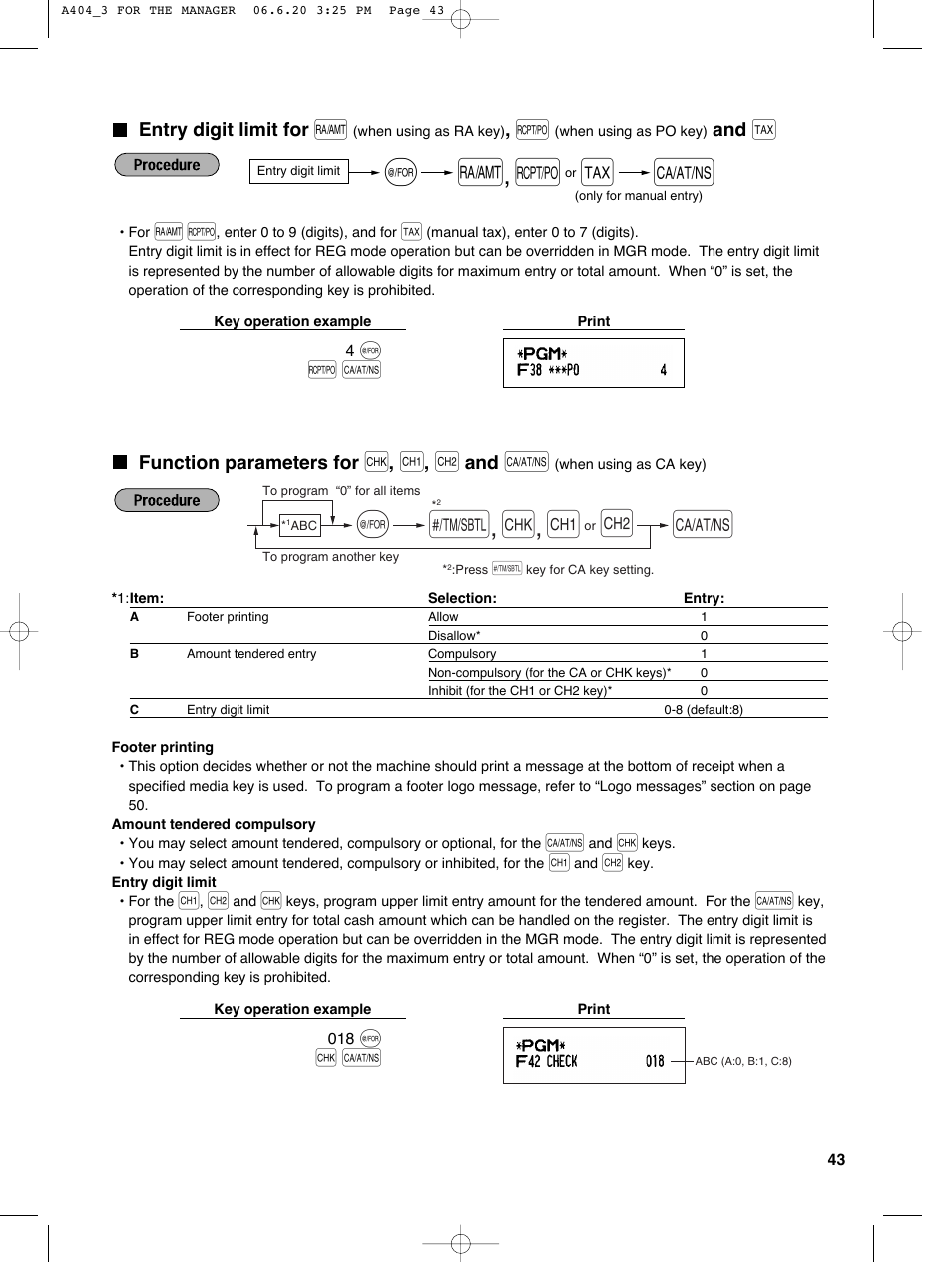 A@ q | Sharp XE-A404 User Manual | Page 45 / 132