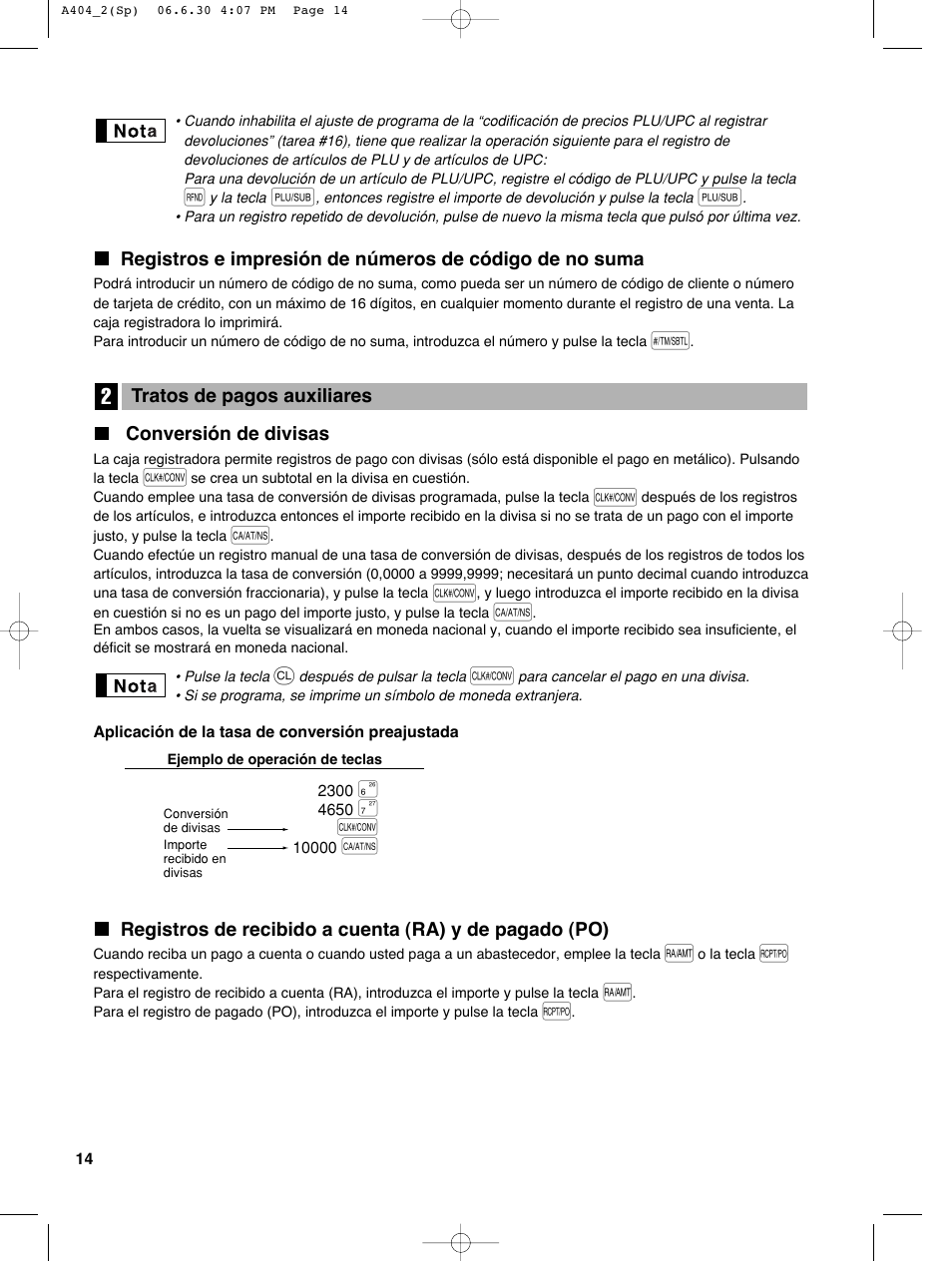 Sharp XE-A404 User Manual | Page 98 / 132