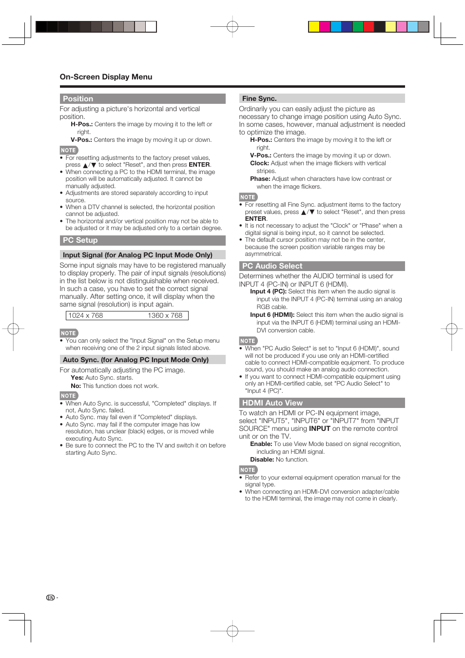Sharp AQUOS LC-37BD60U User Manual | Page 38 / 65