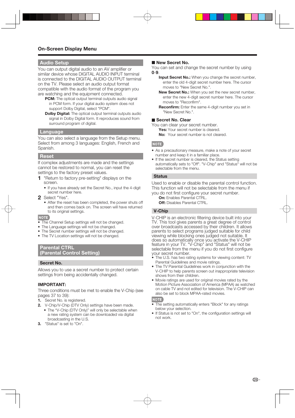 Sharp AQUOS LC-37BD60U User Manual | Page 39 / 65