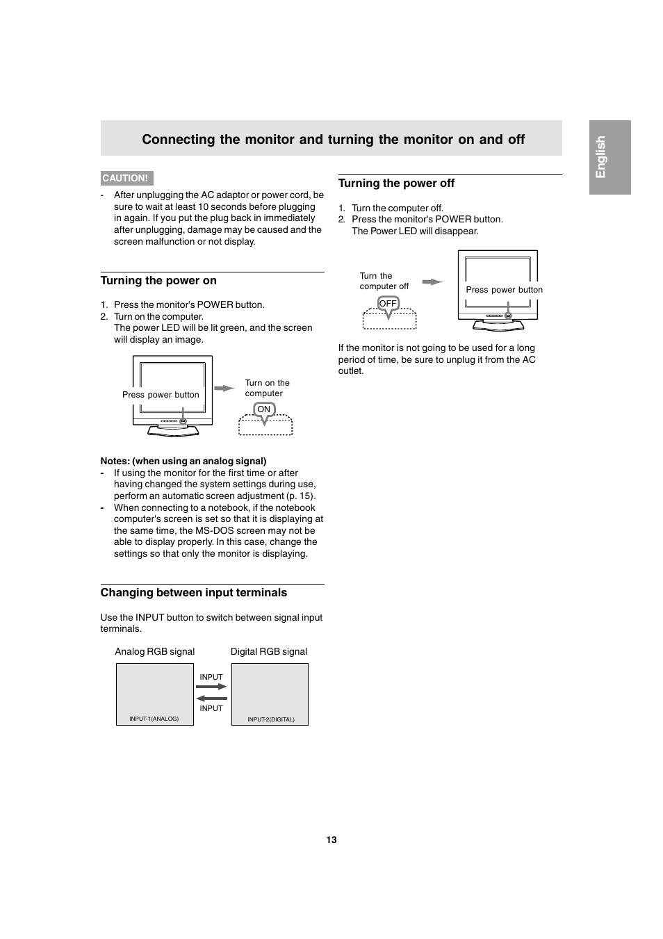 English | Sharp LL-T1803-H User Manual | Page 13 / 144