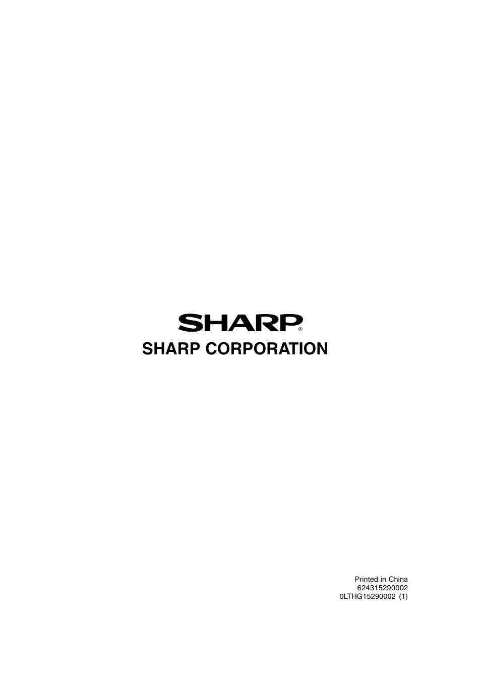 Sharp corporation | Sharp LL-T1803-H User Manual | Page 144 / 144