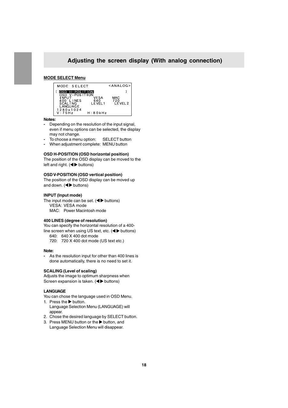 Sharp LL-T1803-H User Manual | Page 18 / 144