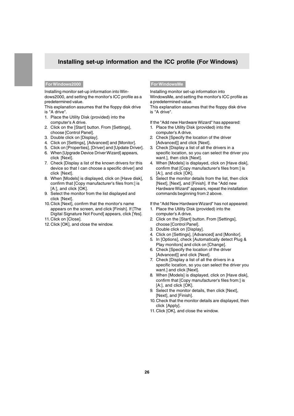 Sharp LL-T1803-H User Manual | Page 26 / 144