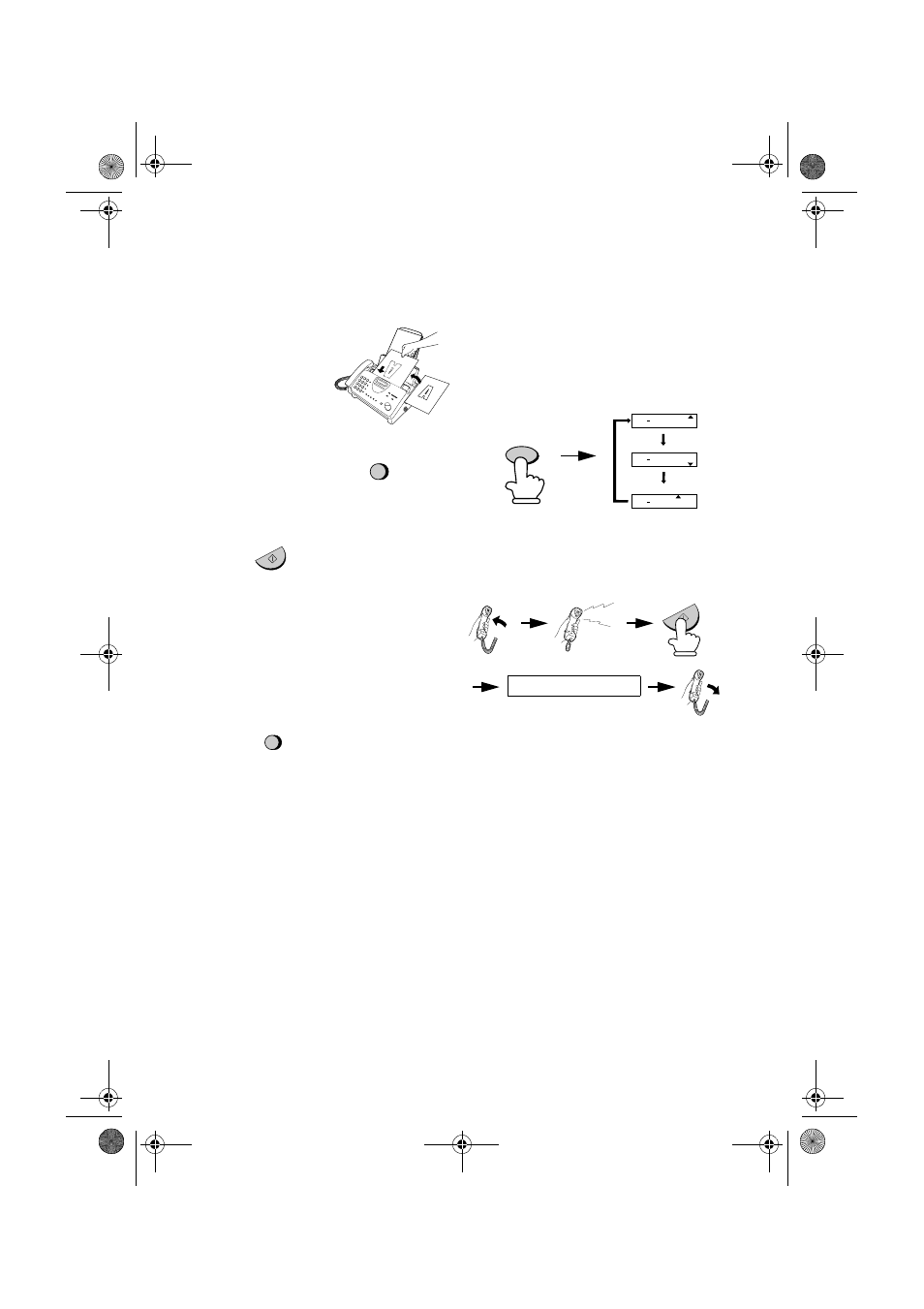 Transmisión de mensajes telefax, Recepción de mensajes telefax, Guía de referencia rápida 111 | Sharp UX-340LM User Manual | Page 113 / 124