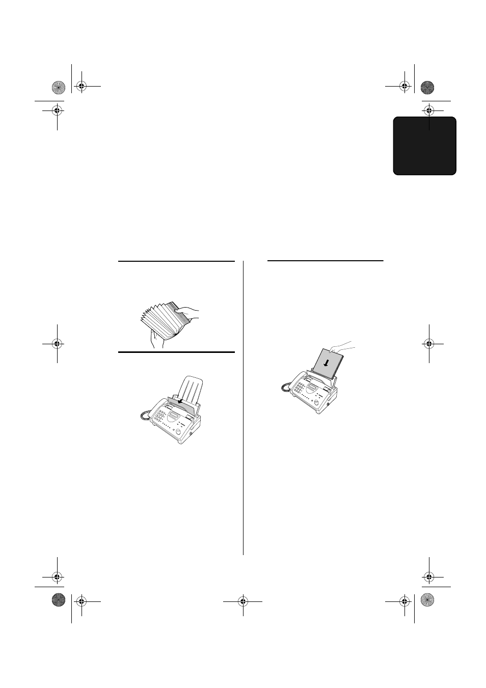 Loading printing paper | Sharp UX-340LM User Manual | Page 19 / 124