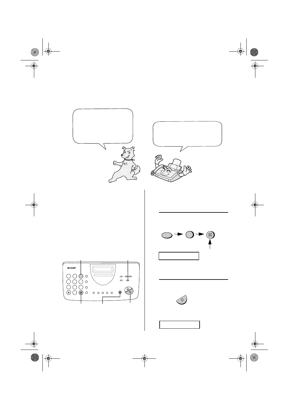 Entering your name and fax number | Sharp UX-340LM User Manual | Page 22 / 124