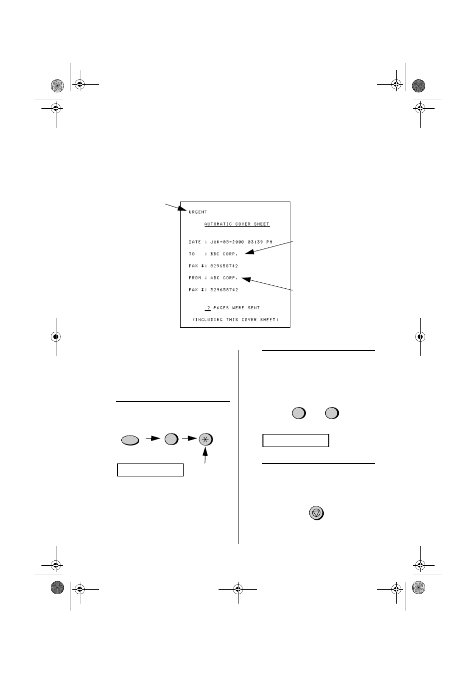 Cover sheet | Sharp UX-340LM User Manual | Page 78 / 124